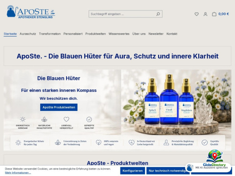 ApoSte. - Die Blauen Hüter für Aura, Schutz und innere Klarheit